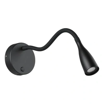 Afbeelding van Eglo Wandlamp Olivando Zwart Usb 3,8w