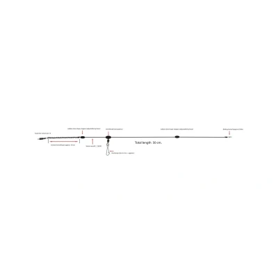 Afbeelding van Albatros Feederlink (2 pcs) Maat : Sliding Feeder Link with Backstop Mono 0.38mm 11.4kg