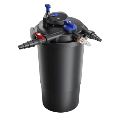 Afbeelding van SunSun CPF 15000 Drukvijverfilter 10.000 l/h met UVC zuiveraar 18 W tot 30.000 l vijverinhoud