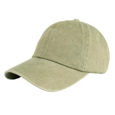 Afbeelding van Langzhen Unisex 100% Katoen Baseball Hoed Heren en Vrouwen Wasbaar Denim Verstelbare Dad (Khaki)