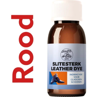 Afbeelding van Slitesterk Indringverf voor Gladleer Rood 100ml