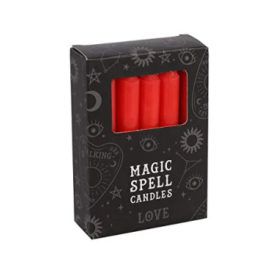 Afbeelding van Green Tree liefde toverspreuk kaarsen 12 stuks, rood