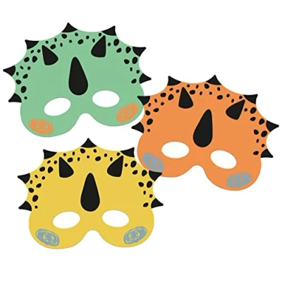 Afbeelding van Dinosaurus Roars Maskers 6 stuks