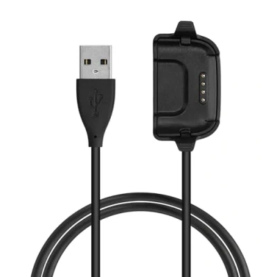 Afbeelding van kwmobile USB oplaadkabel geschikt voor Willful ID205 / Yamay SW020 kabel Laadkabel smartwatch in zwart
