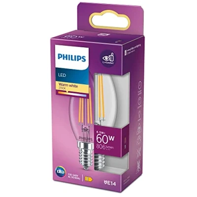 Afbeelding van Philips Led Classic 60W E14 Ww B35 Cl Nd Srt4 Verlichting