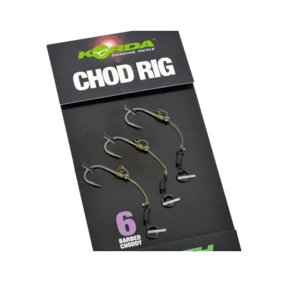 Afbeelding van Korda Chod Rig Long Barbed (3 pcs) Maat : Haak 4 25lb 11.3kg
