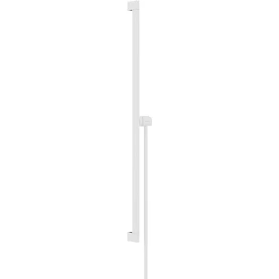 Afbeelding van hansgrohe unica 90 cm met easy slide schuifstuk en doucheslang 160 mat wit 24403700