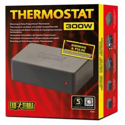 Afbeelding van Exo Terra Thermostaat Dimbaar En Puls Verwarming 300 Watt