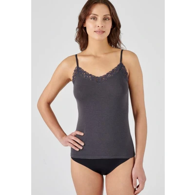 Afbeelding van Damart Hemdje kant Thermolactyl Sensitive Vrouwen Grijs 46 48 (L)