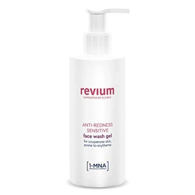 Afbeelding van Revium Rosacea anti roodheid reinigende gevoelige gel voor gezichtsreiniging of couperose huid die gevoelig is erytheem, met 1 MNA molecuul, Chlorella Vulgaris groen algenextract, Acerola fruit, zeepproduct, 200 ml