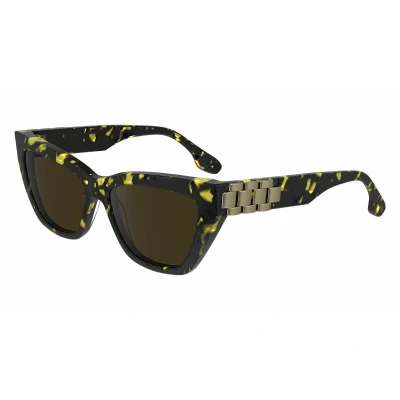 Afbeelding van Victoria Beckham Donna VB668S 012 Occhiali da sole Acetato Havana Cat Eye Normale