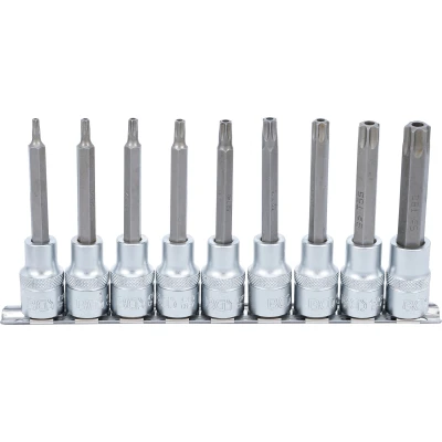 Afbeelding van BGS Dopsleutelbitset 1/2&quot; Torx met boring 9 delig