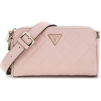 Afbeelding van GUESS Schoudertas Eco Carly Mini Status XBody Mauve Oud roze