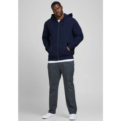Afbeelding van Jack &amp; Jones Sweater met rits, Heren, Maat: 4XL, Navy blazer
