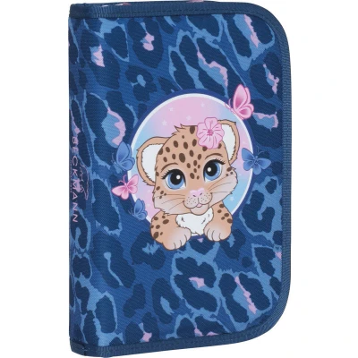 Afbeelding van Etui Beckmann gevuld 21dlg Cheeta Inhoud: 2x jumbo potlood, 7x k