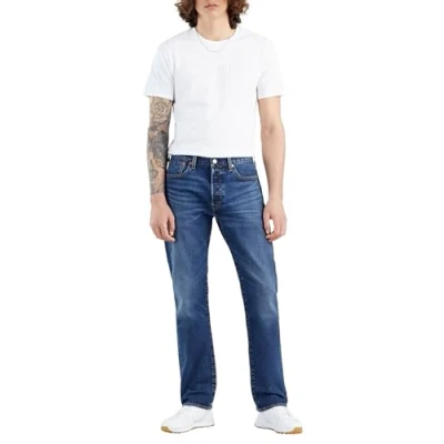 Afbeelding van Levi&#039;s 501 ORIGINAL Straight leg jeans Chatter everywhere S3215, Heren, Maat: 40x32, s 3215