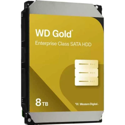 Afbeelding van Western Digital Gold WD8005FRYZ interne harde schijf 3.5 8 TB SATA III