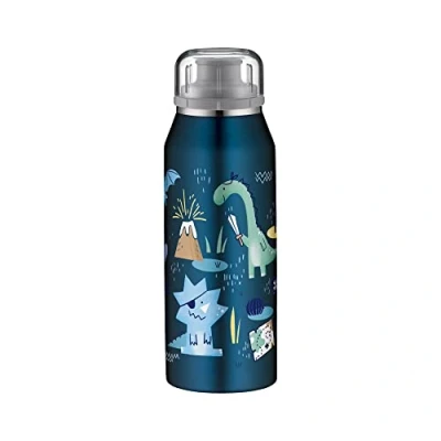 Afbeelding van alfi IsoBottle geïsoleerde drinkfles, roestvrij staal, blauw, 350 ml