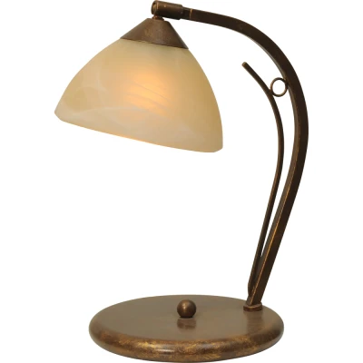 Afbeelding van Masterlight Bolzano Tafellamp Smeedijzer / Goud gepatineerd 4935 21 34