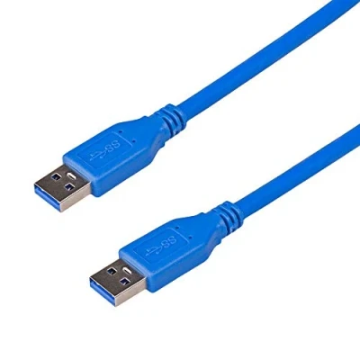 Afbeelding van Akyga USB kabel A stekker, stekker 1.80 m Blauw AK 14