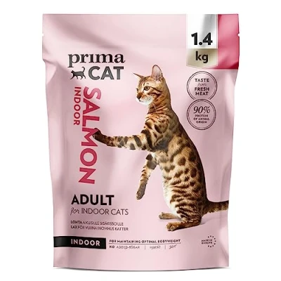 Afbeelding van PrimaCat Compleet droogvoer voor katten met zalmsmaak, kattenvoer volwassenen, 1,4 kg