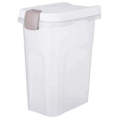 Afbeelding van Trixie Voerton Luchtdicht Afsluitbaar Kunststof Transparant Wit / 15 LTR 22X34X41,5 CM (403784)