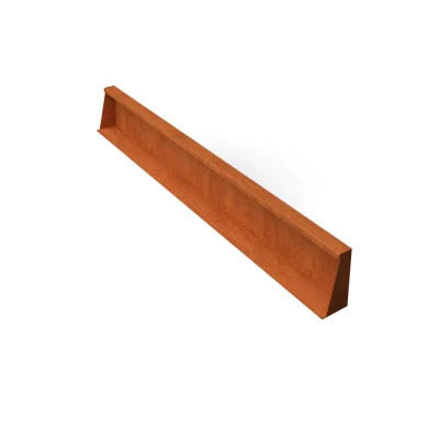 Afbeelding van Geroba Fronta Keerwanden cortenstaal recht stuk L150 x B10 H20 cm