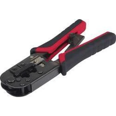 Afbeelding van TOOLCRAFT TO 6850977 Krimp en striptang Modulaire stekkers (western) Incl. stripgereedschap RJ11, RJ12, RJ45