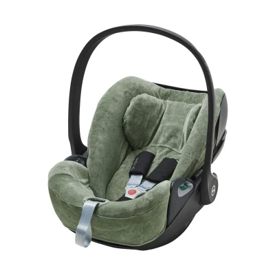 Afbeelding van Meyco Autostoelhoes 0+ Cybex Cloud Z2 Velvet Forest Green