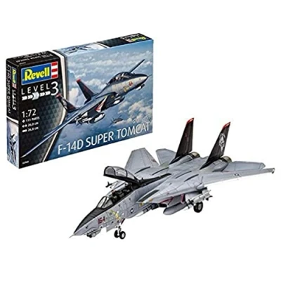 Afbeelding van 1:72 Revell 03960 F 14D Super Tomcat Plastic Modelbouwpakket