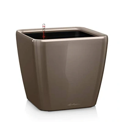 Afbeelding van Lechuza Quadro premium 21 LS Taupe hoogglans