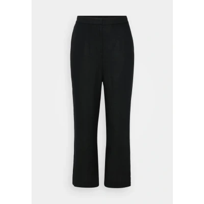 Afbeelding van Tommy Hilfiger Curve Tailored Broek, Dames, Maat: 46, Black