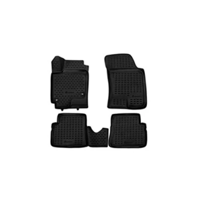 Afbeelding van 3D rubberen matten element Maatwerk vloermatten HYUNDAI Getz 2003 4 stuks