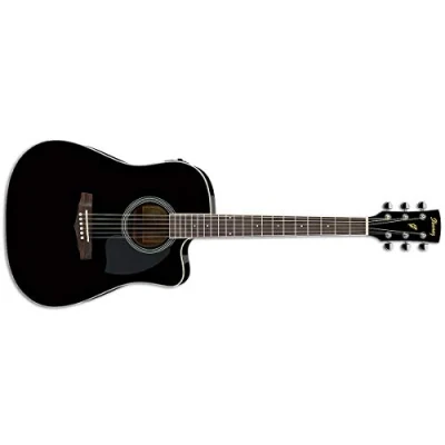 Afbeelding van Ibanez PF15ECE BK Elektrische akoestische gitaar, zwart