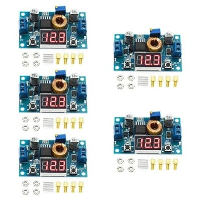 Afbeelding van 5 stuks DC 5A XL4015 75W converter 4 38V naar 1.25 36V buck down voltage regulator modules