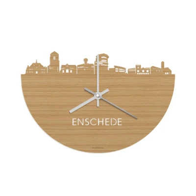 Afbeelding van Skyline Klok Enschede Bamboe