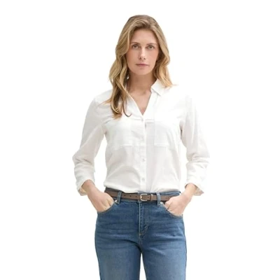 Afbeelding van TOM TAILOR Damesblouse, 20000 wit, 40