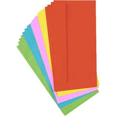 Afbeelding van Enveloppen, gekleurd, lang, DIN 680, 20 stuks