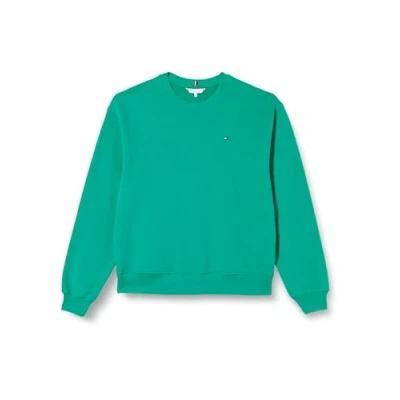 Afbeelding van Tommy Hilfiger FLAG ON Chest Sweater, Dames, Maat: XS, Olympic green