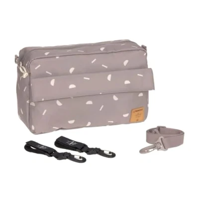 Afbeelding van LÄSSIG Casual Blocks Kinderwagenzak Buggy Organiser Tas taupe