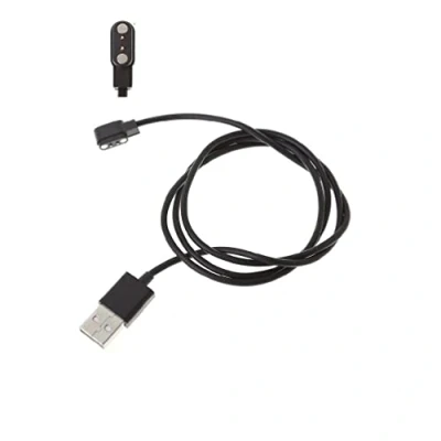 Afbeelding van Yushu Usb Lading Oplaadkabel Cord Voor Smart Watch, Universele Magneet Lader, Draagbare 2 Pin Horloge Pitch 2.84mm, Lengte 80cm