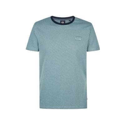 Afbeelding van Petrol Industries Tshirt print, Heren, Maat: Small, Ocean
