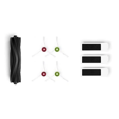 Afbeelding van ECOVACS Buddy Kit (hoofdborstel, zijborstel, filter), originele accessoires voor X1 e Omni/X1 Omni(wit)/T10/T10 Plus/T10 Turbo, D KT01 0022