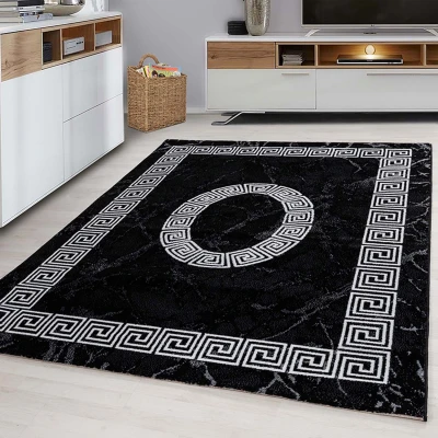 Afbeelding van Modern vloerkleed Plus Zwart 8009 200x290cm Adana Carpets