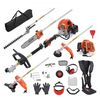 Afbeelding van VEVOR 5 in 1 heggenschaar benzine 26CC met lange steel 0,54L