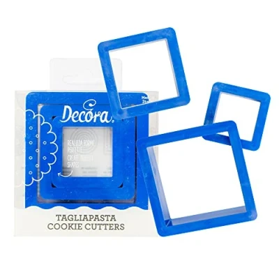 Afbeelding van 0255304 DECORA uitsteekset QUADRAT, 3 delig CM1,5/3,5/5