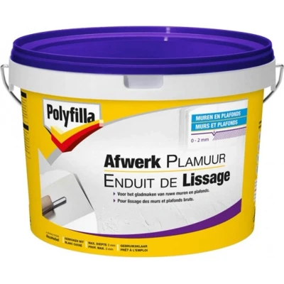 Afbeelding van Polyfilla Afwerkplamuur 7kg