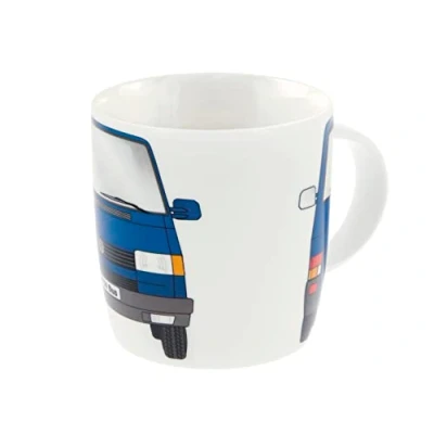 Afbeelding van mok 370 ml VW Volkswagen T4 bus kleur : blauw