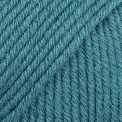 Afbeelding van DROPS Cotton Merino Uni Colour 26 stormblauw Wol/Katoen Garen