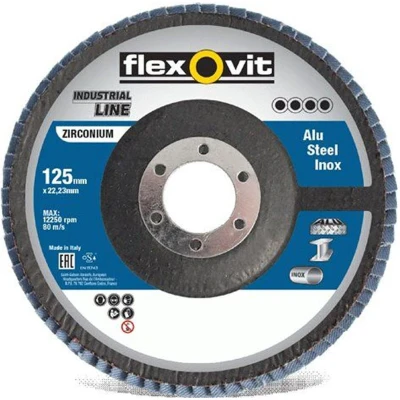 Afbeelding van Flexovit Vlaklamellen, Zirconium 125X22.2 K120 ALU